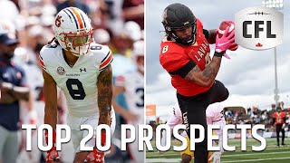 Top 20 Canadian Draft Prospects for 2024  CFL [upl. by Ellednahs277]