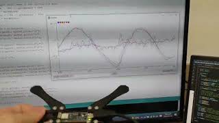 IMU Kalman filter vs Raw data [upl. by Itsuj]