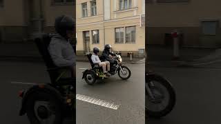 Testing Out The New Flying Chair  Jawa 350 OHC with Velorex sidecar jawa sidecar shorts [upl. by Broderic]