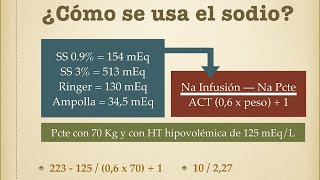 Sodio Hiponatremia e hipernatremia [upl. by Millian733]