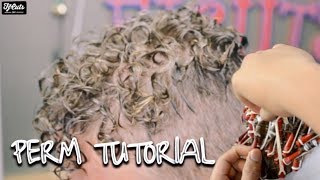 How To Get Curls With Short Hair  Perm Tutorial [upl. by Silenay]