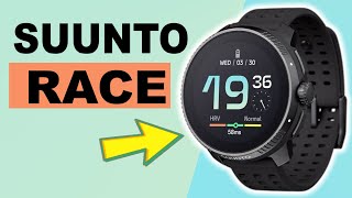 Suunto Race All Black Stainless Steel SS050929000 Unboxing [upl. by Sitoel]