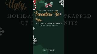 Celebrate the Holidays Ugly Sweater Style Ugly Christmas Sweater [upl. by Janenna517]