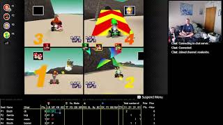 2024 02 05 18 39 45 Mario Kart 64 150cc vs Booth dk Senite Luigi Marisa mario Mouth Bowser [upl. by Rupert]