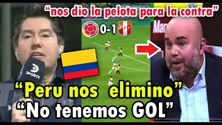 DESTROZADOS PERIODISTAS COLOMBIANOS REACCIONARON a COLOMBIA VS PERU 10 HOY PRENSA [upl. by Enyamrahc]