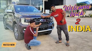 New Ford Endeavour 2024  Ford Endeavour Test Drive And Feature Review  Welcome back to India [upl. by Ytirahc322]