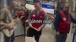 Playing HOME DEPOT THEME in LOWES part 2 [upl. by Aikit]