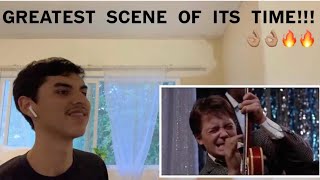 Marty McFly “Johnny B Goode” and “Earth Angel” Scene Reaction😧😧 [upl. by Hnad]