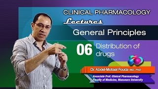 General Principles of Pharmacology Ar  06  Drug distribution [upl. by Annair]