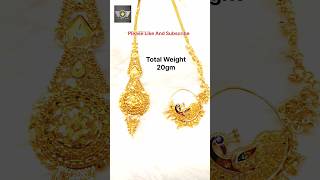 gold tikli design with price ✨ gold latest designs shorts mangtika hallmark 22ctgold viral [upl. by Nnalyrehs]