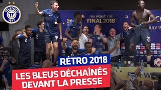 Rétro 2018  les Bleus mettent le bordel en conf de presse après la finale [upl. by Chap513]