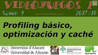 C Profiling basico optimización y caché V12017Sesión 9 [upl. by Ailat398]