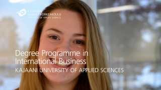 Study at Kajaani University of Applied Sciences  International Business [upl. by Lyj]