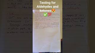 Aldehydes and ketones ✅😍💯 test using tollens reagent and Fehlings solution [upl. by Jeni]