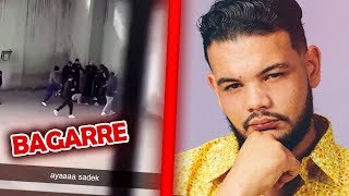 SADEK SE FAIT FRPPER EN PRISON  vidéo [upl. by Tenaej]