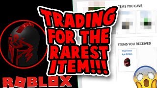 Trading for the RAREST ROBLOX ITEM Ft Lonnie  Linkmon99 ROBLOX [upl. by Jaquelyn568]