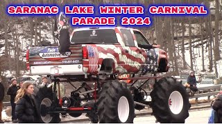 Saranac Lake Winter Carnival Parade 2024 [upl. by Letsirhc]