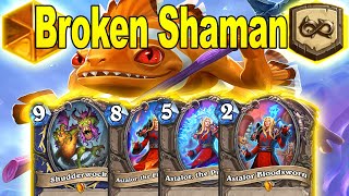 How Broken Is Shudderwock Shaman in 2023 At MiniSet Wild Festival of Legends  Hearthstone [upl. by Ennairac]