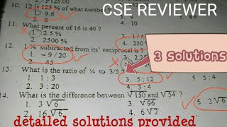 Civil Service Exam MATH REVIEWER [upl. by Zumwalt]