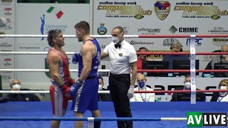 Boxe Assoluti 2020 Clemente Russo conquista la finale Tonishev si arrende ai punti [upl. by Buonomo865]