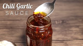 How To Make Proper CHILI GARLIC SAUCE  Homemade Chili Garlic Paste [upl. by Enitsenrae]