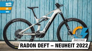 😍 Radon Deft – neues EEnduro im Test und auf der BikeStage 2022 [upl. by Ojeitak495]