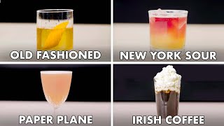 How To Mix Every Whiskey Cocktail  Method Mastery  Epicurious [upl. by Oetomit]