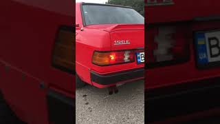 1988 Mercedes w201 190  m111 23 Kompressor exhaust sound [upl. by Atok]