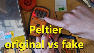 Peltier 100 Test  Genuine vs Fake [upl. by Ynnep]