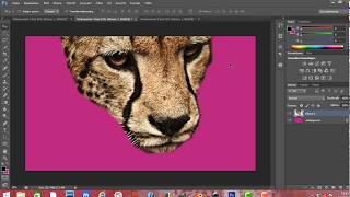 Photoshop cs6 Tutorial Deutsch für Anfänger Hintergrundfarbe ändern [upl. by Jamille]