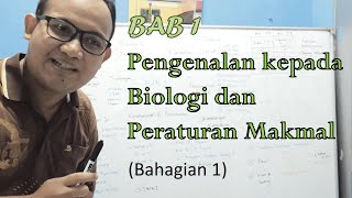 KSSM Bio Ting 4  Bab 1 Pengenalan kepada Biologi dan Peraturan Makmal Bahagian 1 [upl. by Grossman]