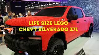 LIFE SIZE LEGO CHEVY Z71 SILVERADO PICKUP TRUCK [upl. by Teahan823]