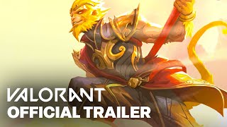 VALORANT  Valiant Hero Skin Reveal Trailer  GREATNESS [upl. by Imyaj]