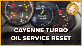 Porsche Cayenne Oil Service Reset with Durametric or Launch [upl. by Cohn]