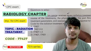 Radiology chapter ll Topic  Radiation treatment ll cpc cpcexam aapc cpt icds medicalcoding [upl. by Nirehs]