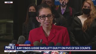 Jussie Smollett GUILTY Reaction to verdict [upl. by Forsyth]