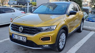 Yeni Volkswagen TROC Highline 2021 15 TSI ACT 150PS DSG bayi inceleme içdış tasarım detayları [upl. by Eemyaj]