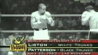 Sonny Liston vs Floyd Patterson II long [upl. by Hnil62]