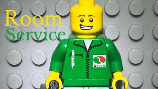 Room Service Lego Stop Motion [upl. by Einatirb]