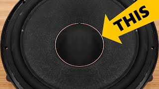 Dead Simple Trick to get More Bass from a Woofer  Subwoofer [upl. by Sinnylg]