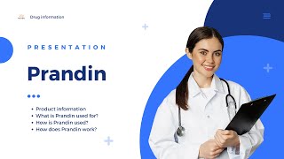 Prandin  Product information uses dosage mechanism  repaglinide [upl. by Eelta]