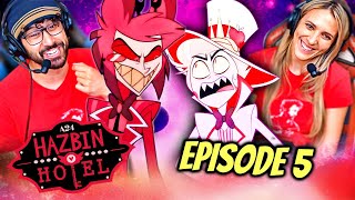 HAZBIN HOTEL Episode 5 REACTION 1x05 quotDad Beat Dadquot  Hells Greatest Dad  More Than Anything [upl. by Asiuqram605]