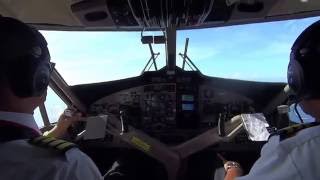 St Maarten SXM to Saba SAB Winair Twin Otter Full Flight [upl. by Bouzoun]