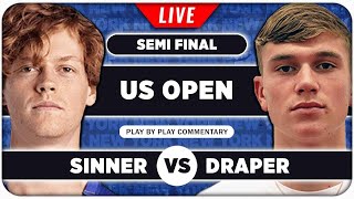 SINNER vs DRAPER ● US Open 2024 Semifinal ● LIVE Tennis Play by Play Stream [upl. by Oletta971]