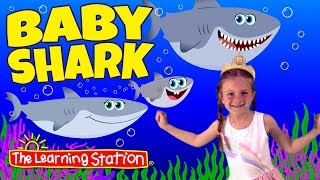 Baby Shark Original Dance Song ♫ Starring Paige ♫ Kids Songs by The Learning Station [upl. by Gunas90]