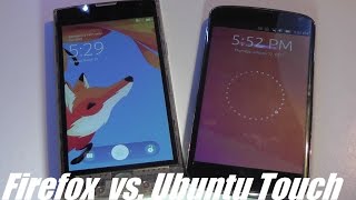 Comparison Ubuntu Touch OS versus Firefox OS [upl. by Allene968]