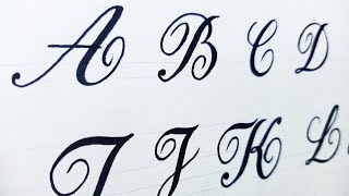 Fancy letters  How to write stylish capital alphabets a to z  Using marker 605 [upl. by Korrie]