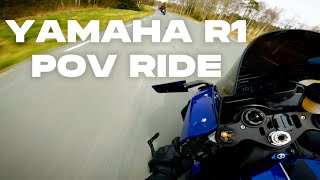 YAMAHA R1 CURVY ROADS  4K POV RAW [upl. by Cesare]