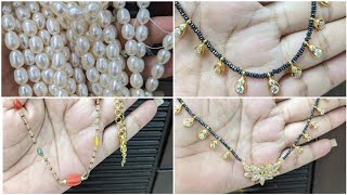 Fresh Water Pearl  Gold Sheet Jewellery  9992248899  Nakshatra Collections [upl. by Tarfe]