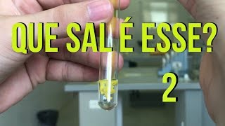 Química Analítica  Análise de um Sal 2 [upl. by Nilek500]